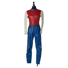 Riding leather overall HARRO Circa 1970's