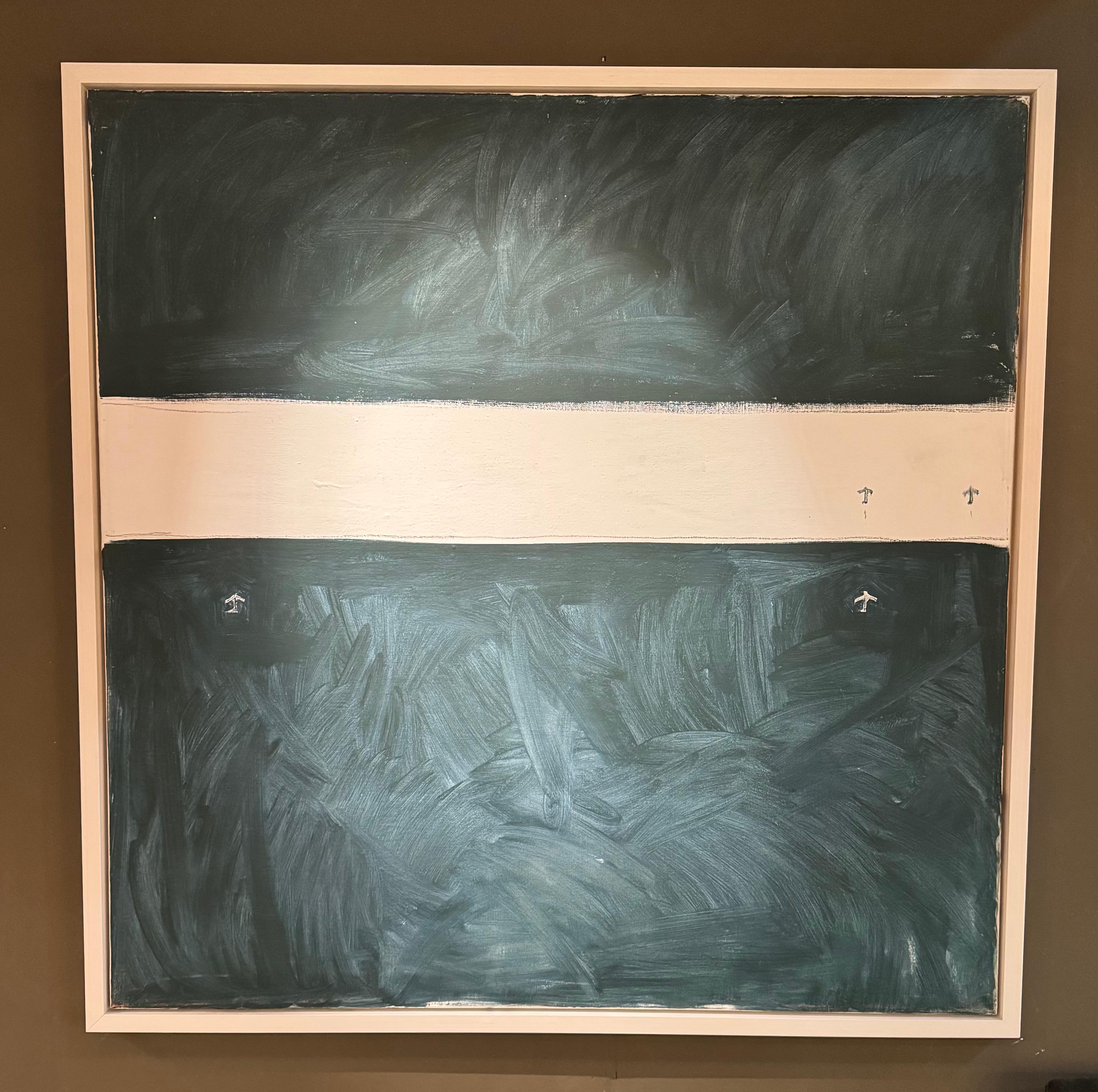 Riduan Tompkins Large Framed Abstract painting on canvas 1977 im Zustand „Gut“ im Angebot in London, GB