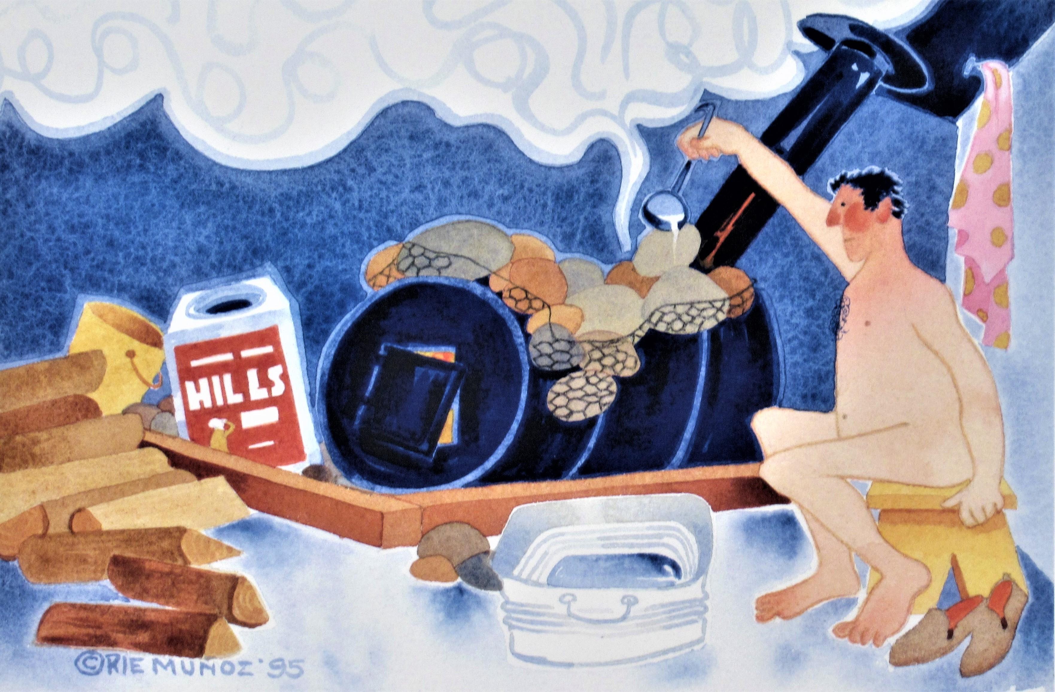 Baño de vapor, Aniak - Print de Rie Munoz