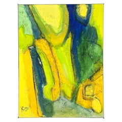 Rieger Signed Abstract Painting