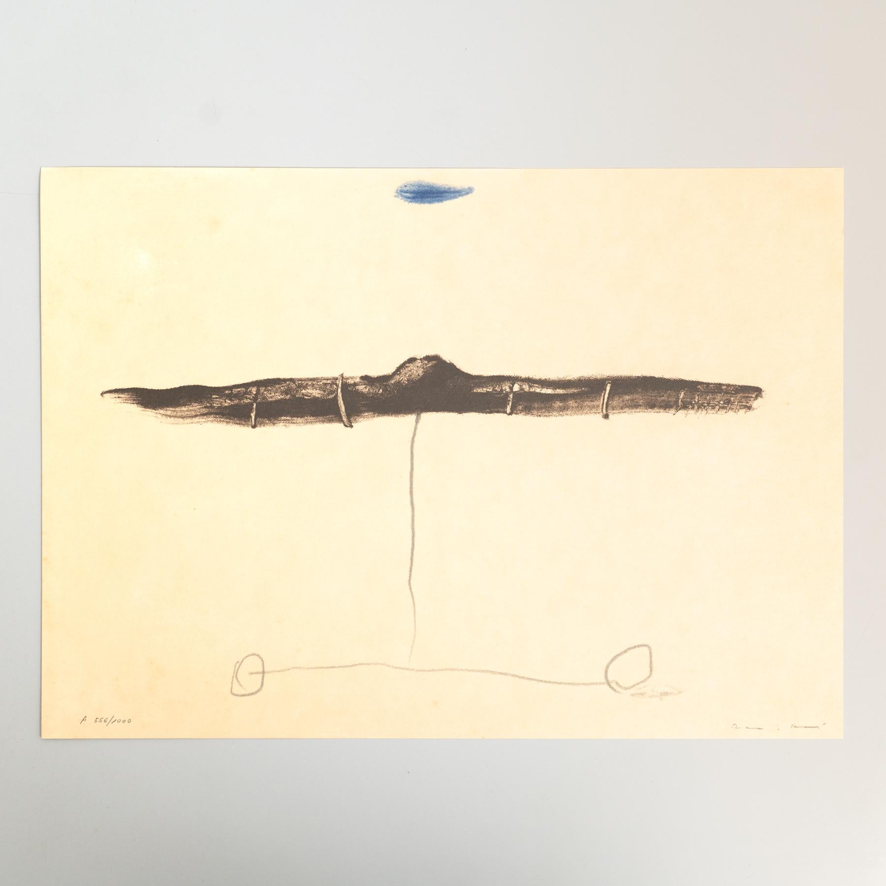 Riera I Arago Litografía abstracta en color sobre papel, 1999

Edición limitada, numerada a lápiz y firmada en la piedra.
Impreso por Poligrafa Barcelona en 1999 para la Galeria d'arte contemporaneo.

En buen estado original.

