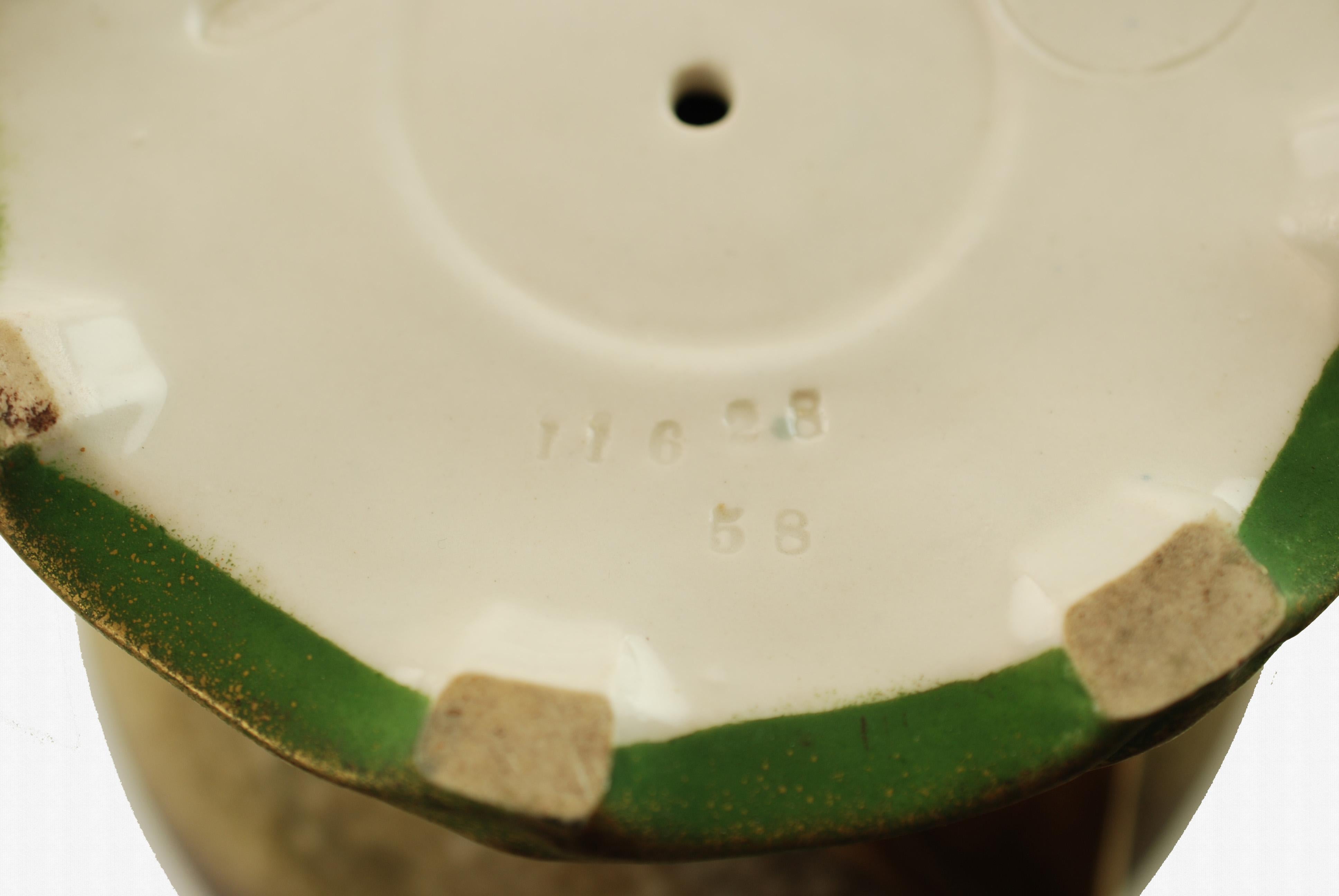 Riessner & Kessel Amphora Turn Teplitz Two-Handled Vase with Iridized Glaze For Sale 7