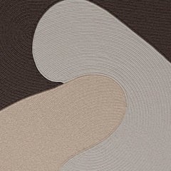 Riff Rug from Souda, 4x6 ft, Natural Wool, Multicolor C