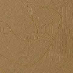 Riff Rug from Souda, 6x8 ft, Natural Wool, Gold