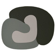 Riff Rug from Souda, 6x8 ft, Natural Wool, Multicolor D