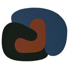 Riff Rug from Souda, 6x8 ft, Natural Wool, Multicolor F