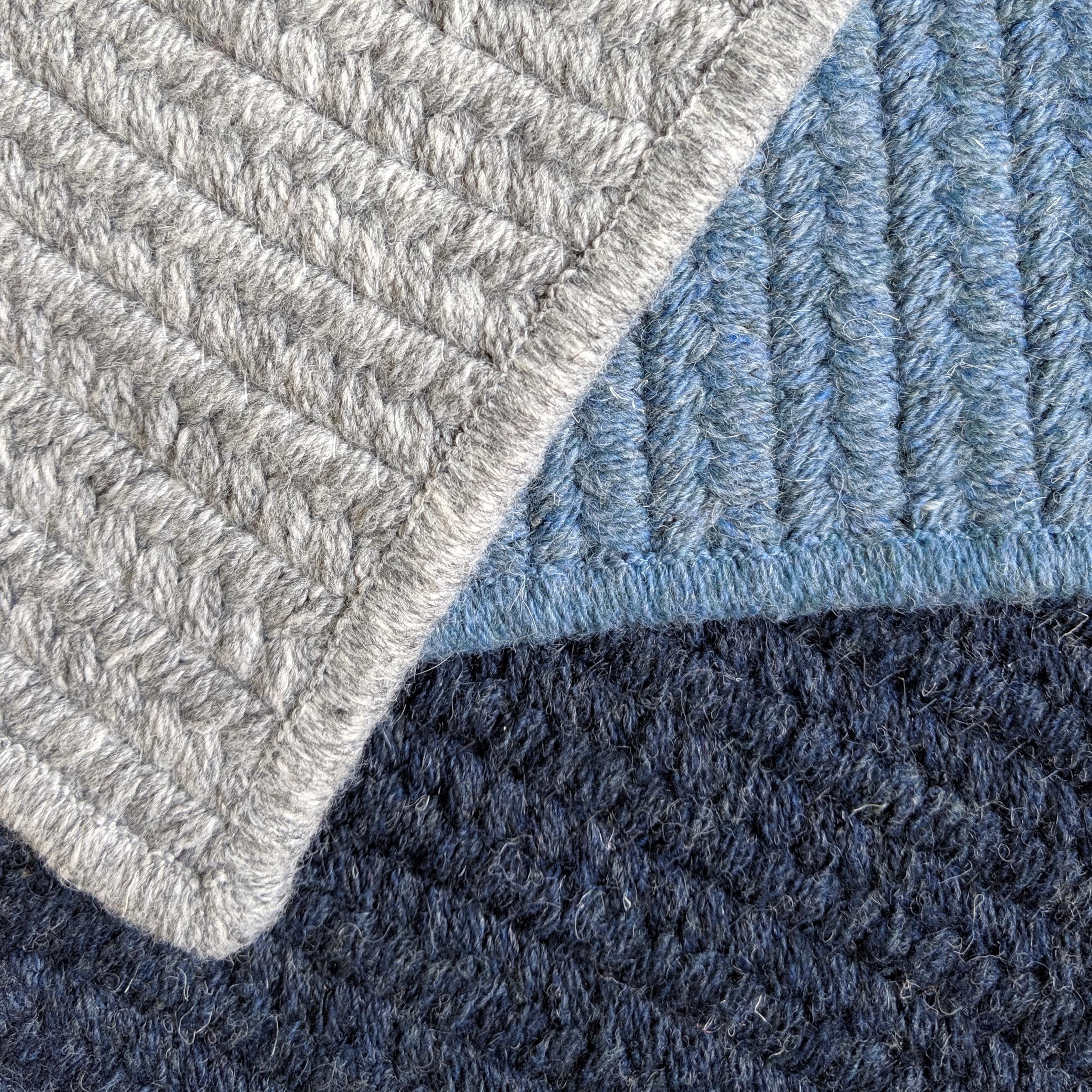 This listing is for a 6 x 8 rug in the colors shown in the first image plus a rug pad for use on hard surfaces.

We offer a number of different colors. We can mix colors akin to the rug photographed or the rug can be produced out of a single color.