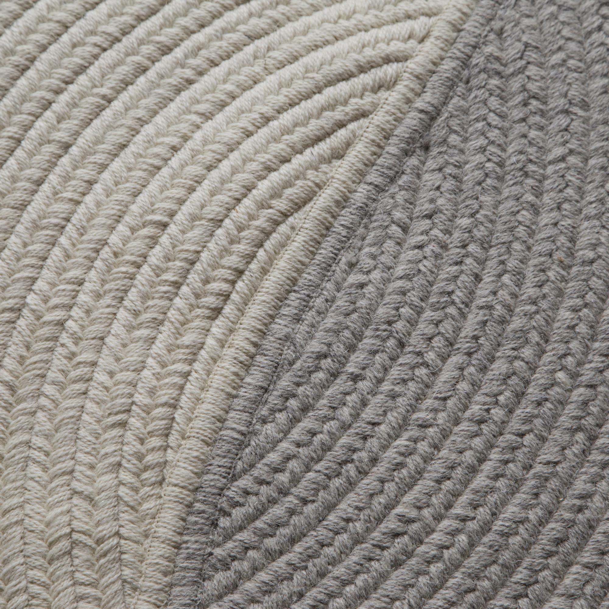 Tapis Riff de Souda, personnalisable, 6 x 8 pieds, laine naturelle, beige en vente 3