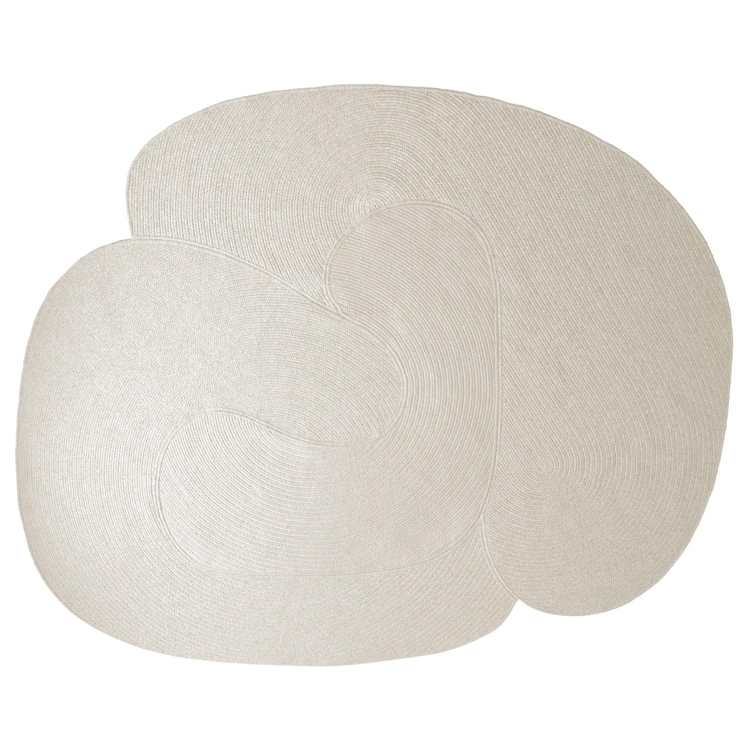 Tapis Riff de Souda, 9 x 12 pieds, laine naturelle, ivoire en vente