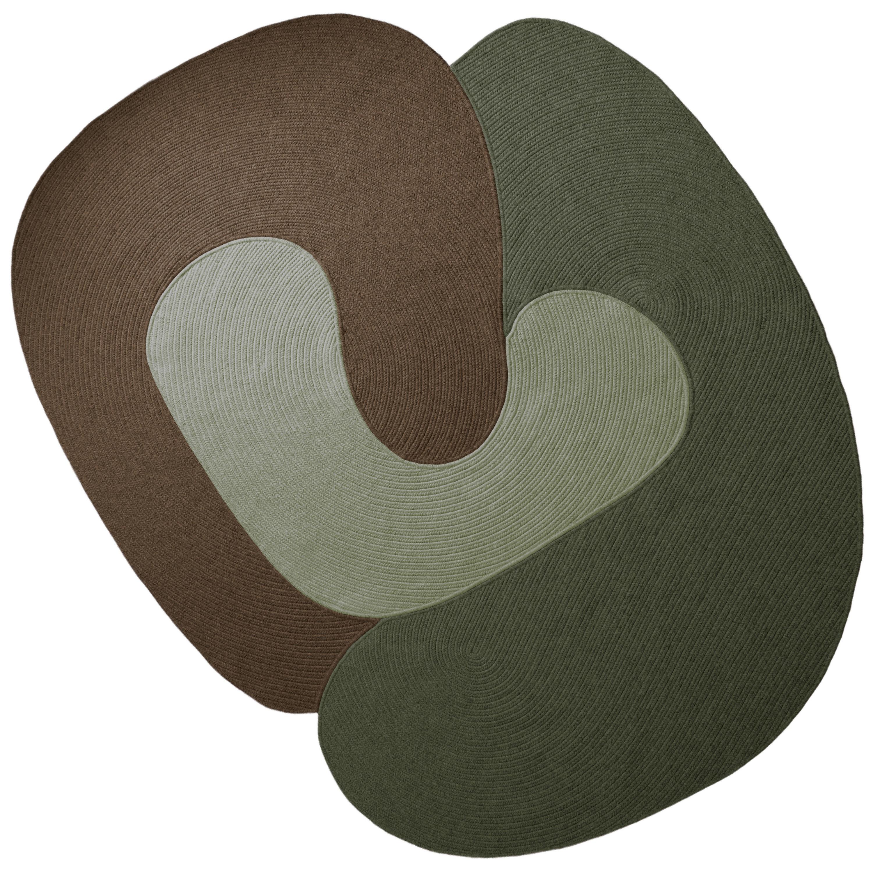 Riff-Teppich von Souda, 8x10 Fuß, geflochten, mehrfarbig 03
