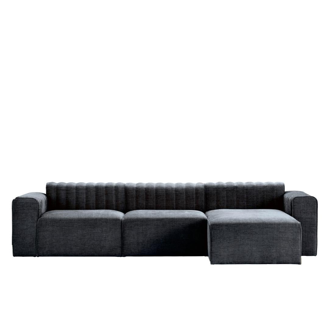 ''Riff''-Sofa von Norr11, Modulares Sofa, Grau im Angebot 7