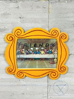 Pop art contemporary friends sculptural figurative interior Painting