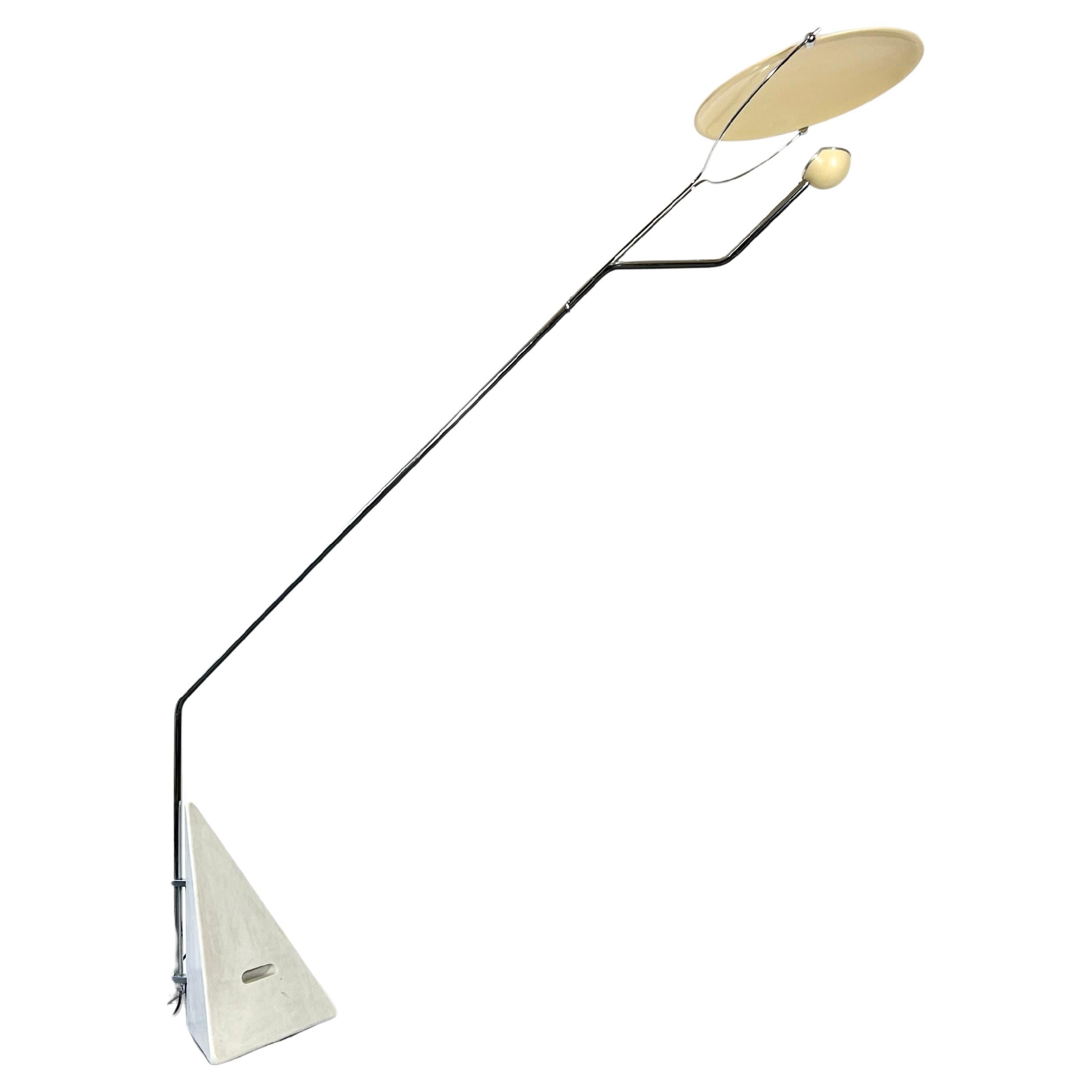 Riflessione floor lamp designed by Claudio Salocchi for Skipper 1973 For Sale