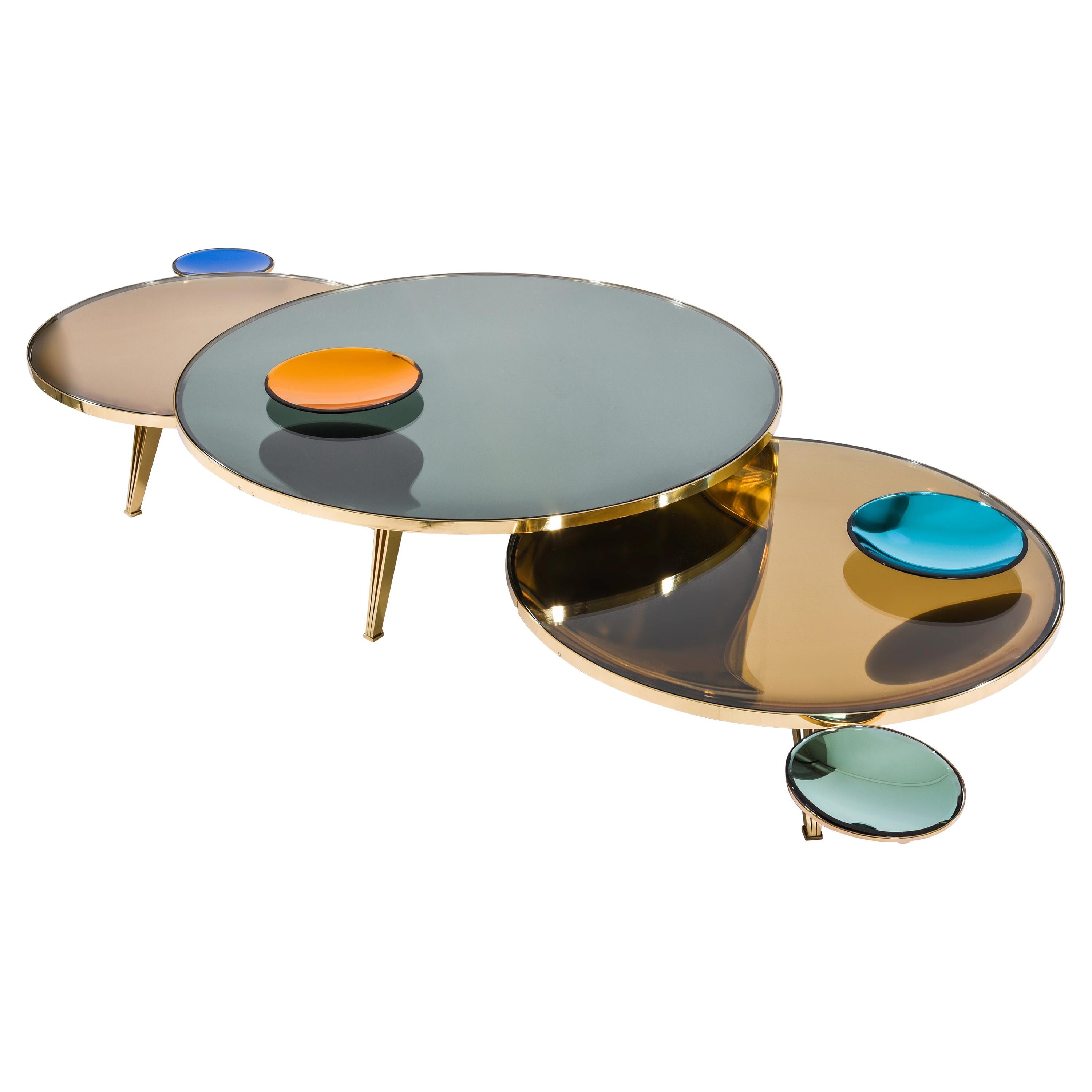 Riflesso Coffee Tables, Set of Three by form A