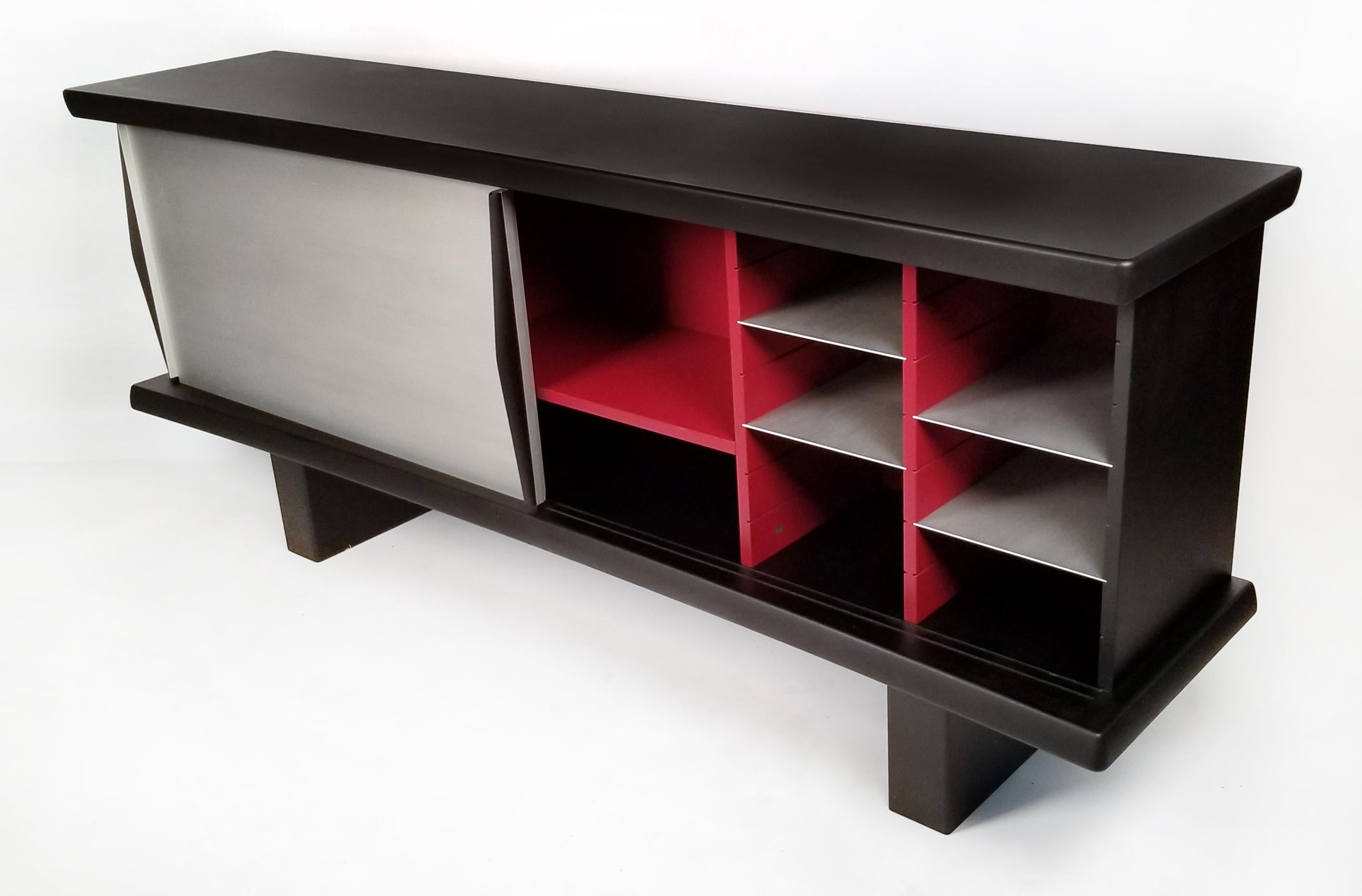 Mid-Century Modern Riflesso Storage Unit, 513 Designed 1958 by Charlotte Perriand