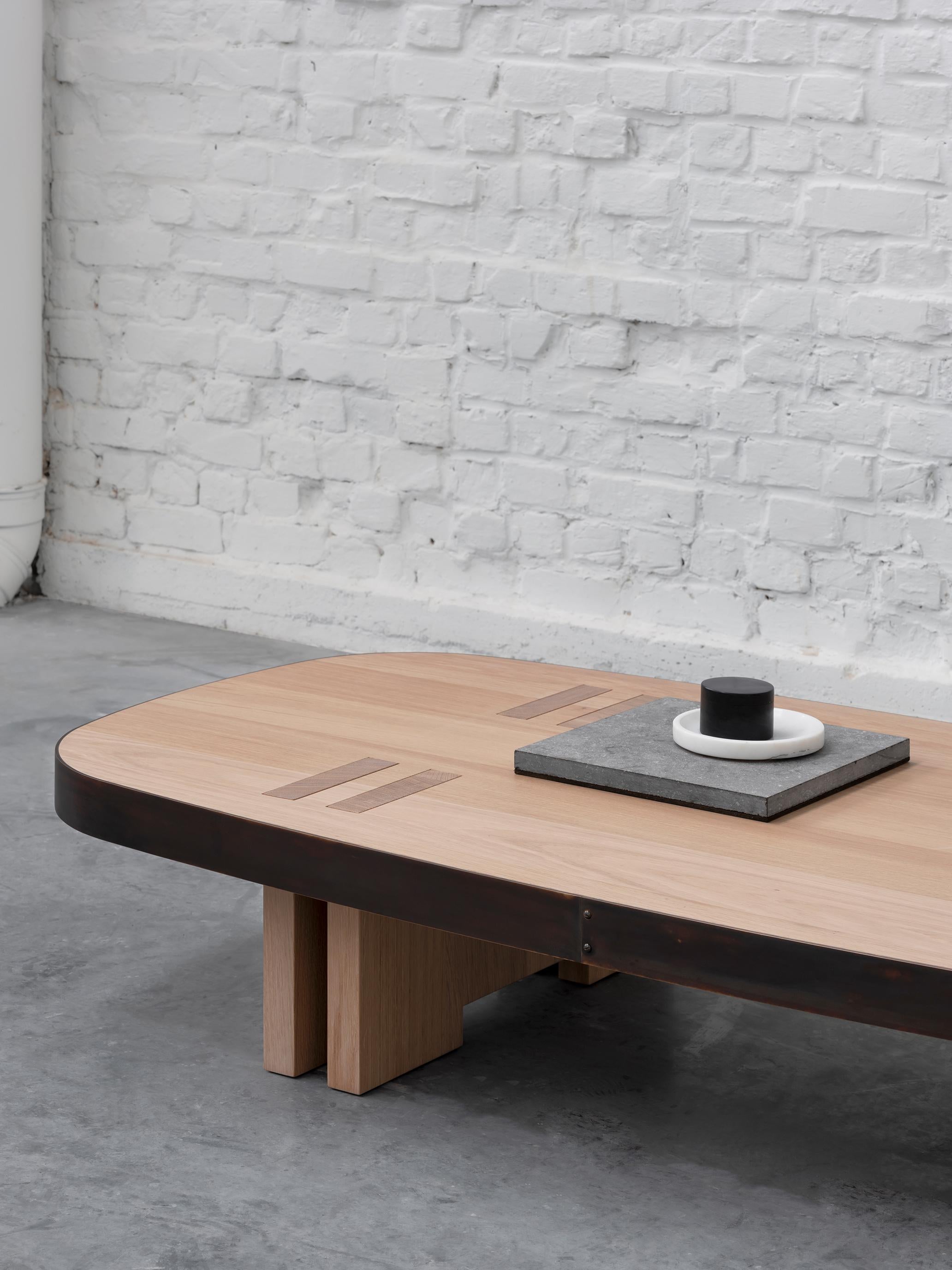 Post-Modern Rift Coffee Table by Andy Kerstens For Sale