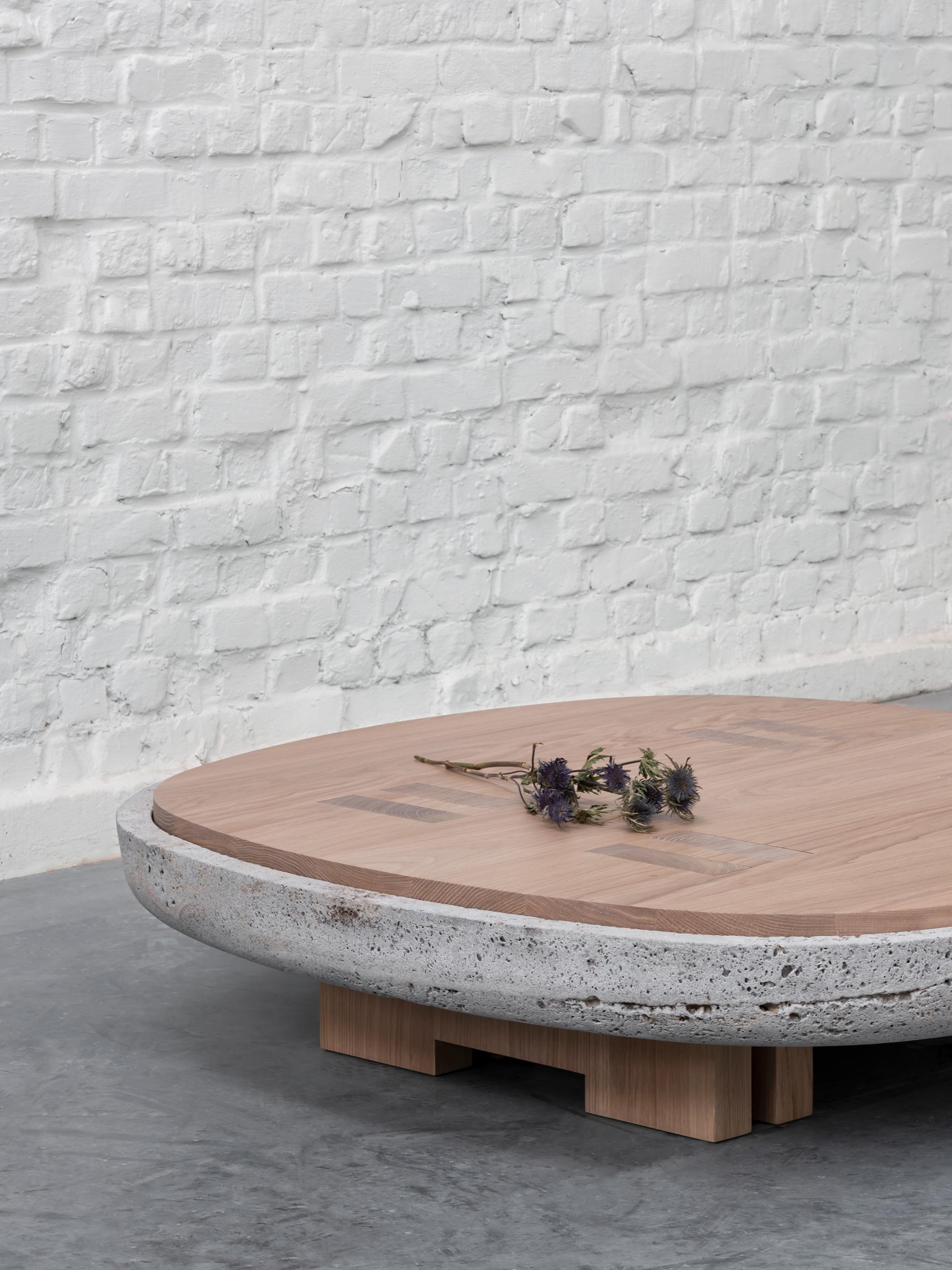 Modern Rift Coffee Table Stone by Andy Kerstens For Sale