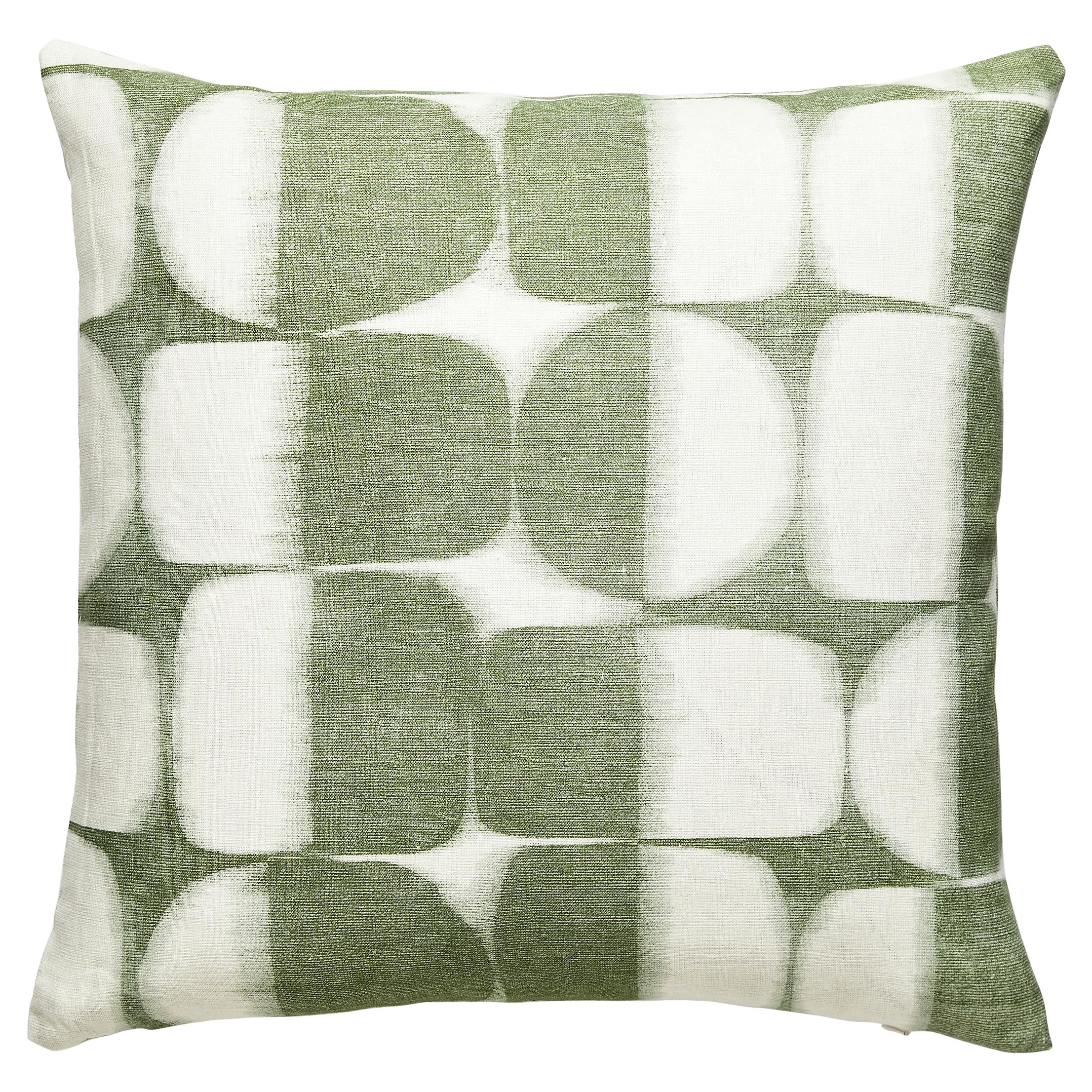 Almohada con estampado de lino Rift en venta