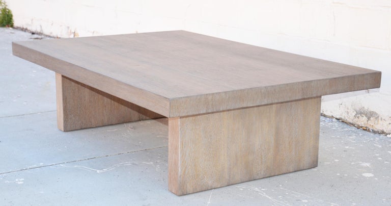 This rift sawn oak coffee table is seen here in 40