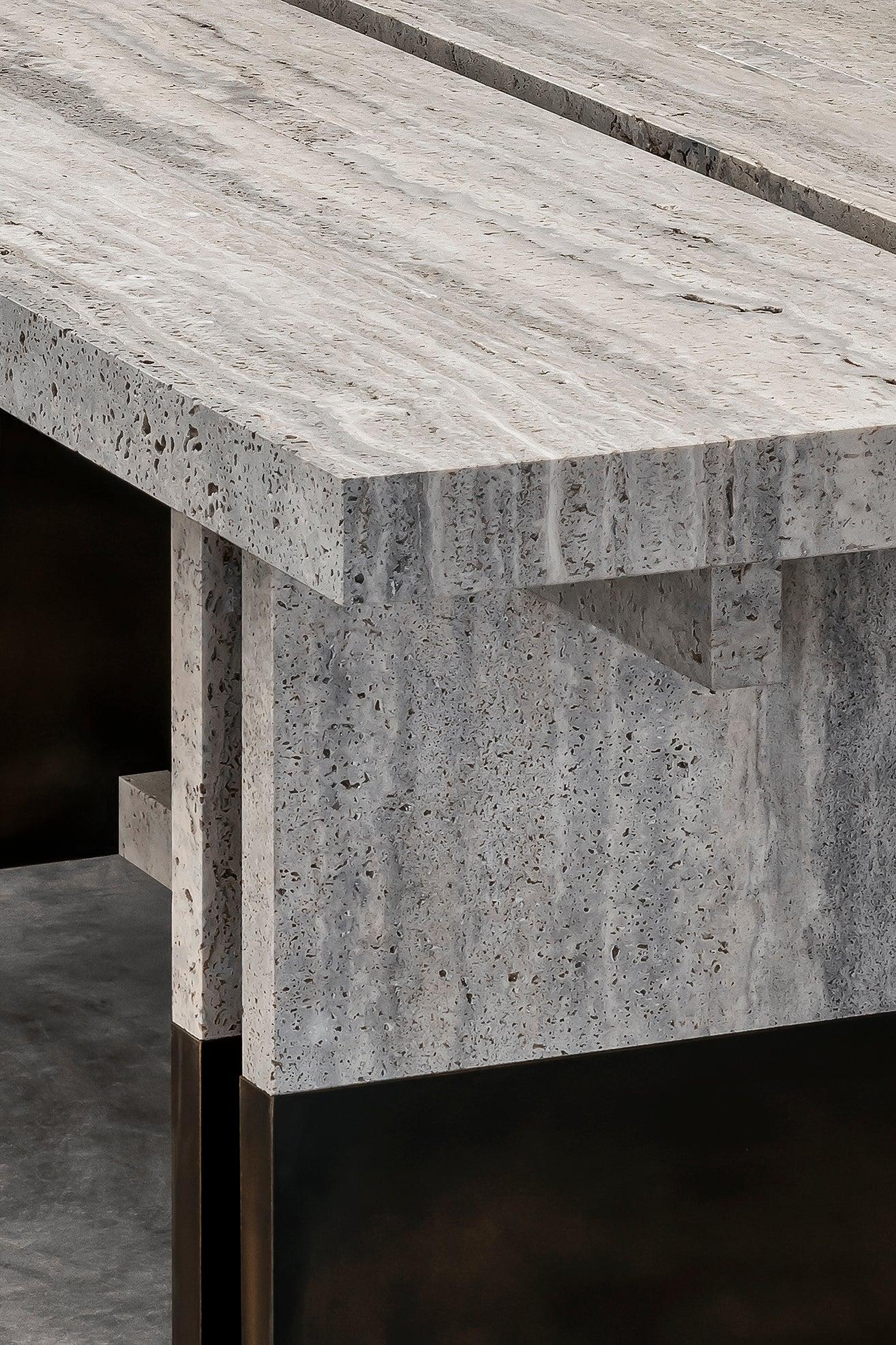 Rift Sculpted Contemporary Table by Andy Kerstens In New Condition For Sale In Geneve, CH