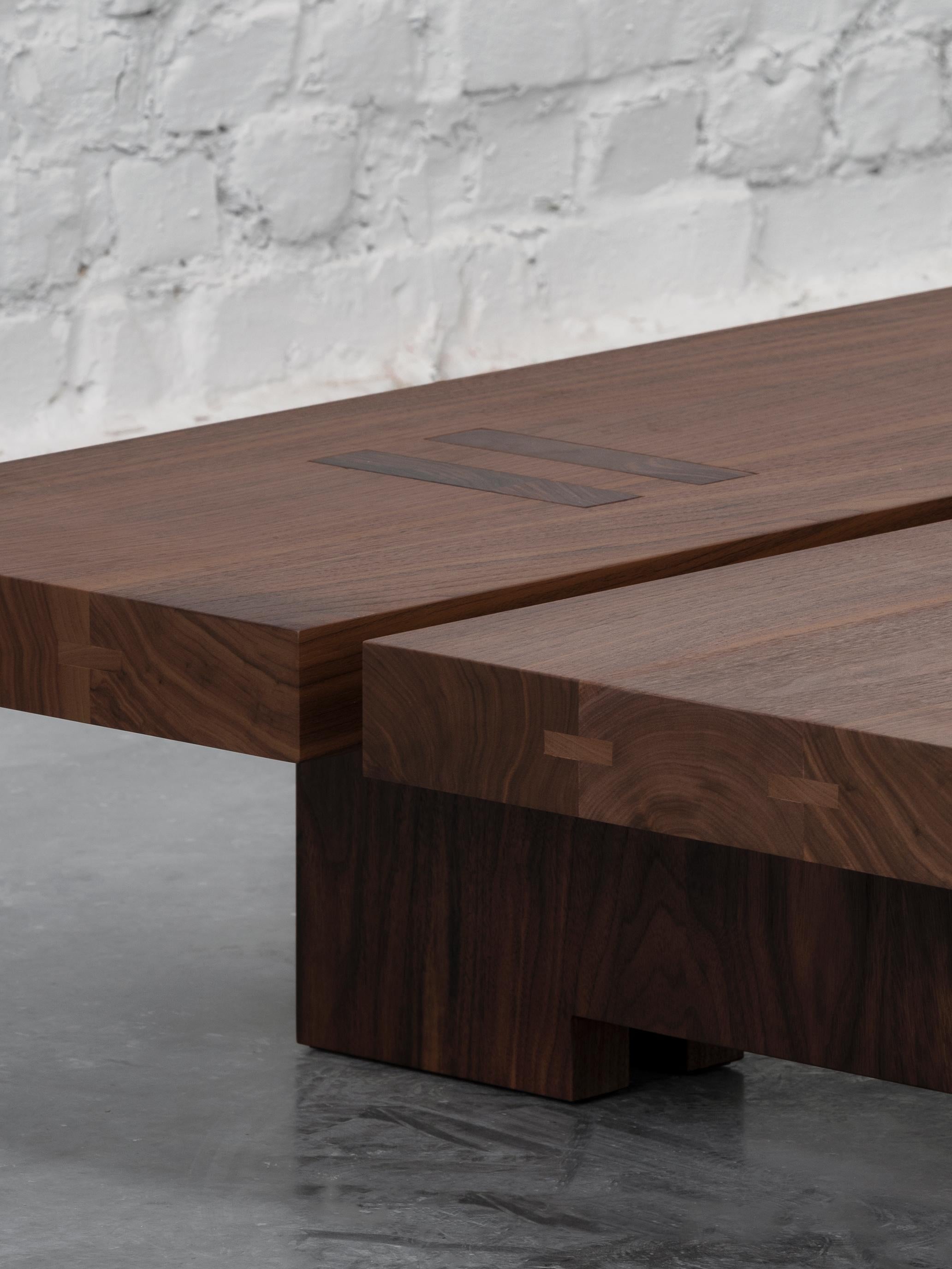 Post-Modern Rift Wood Coffee Table by Andy Kerstens