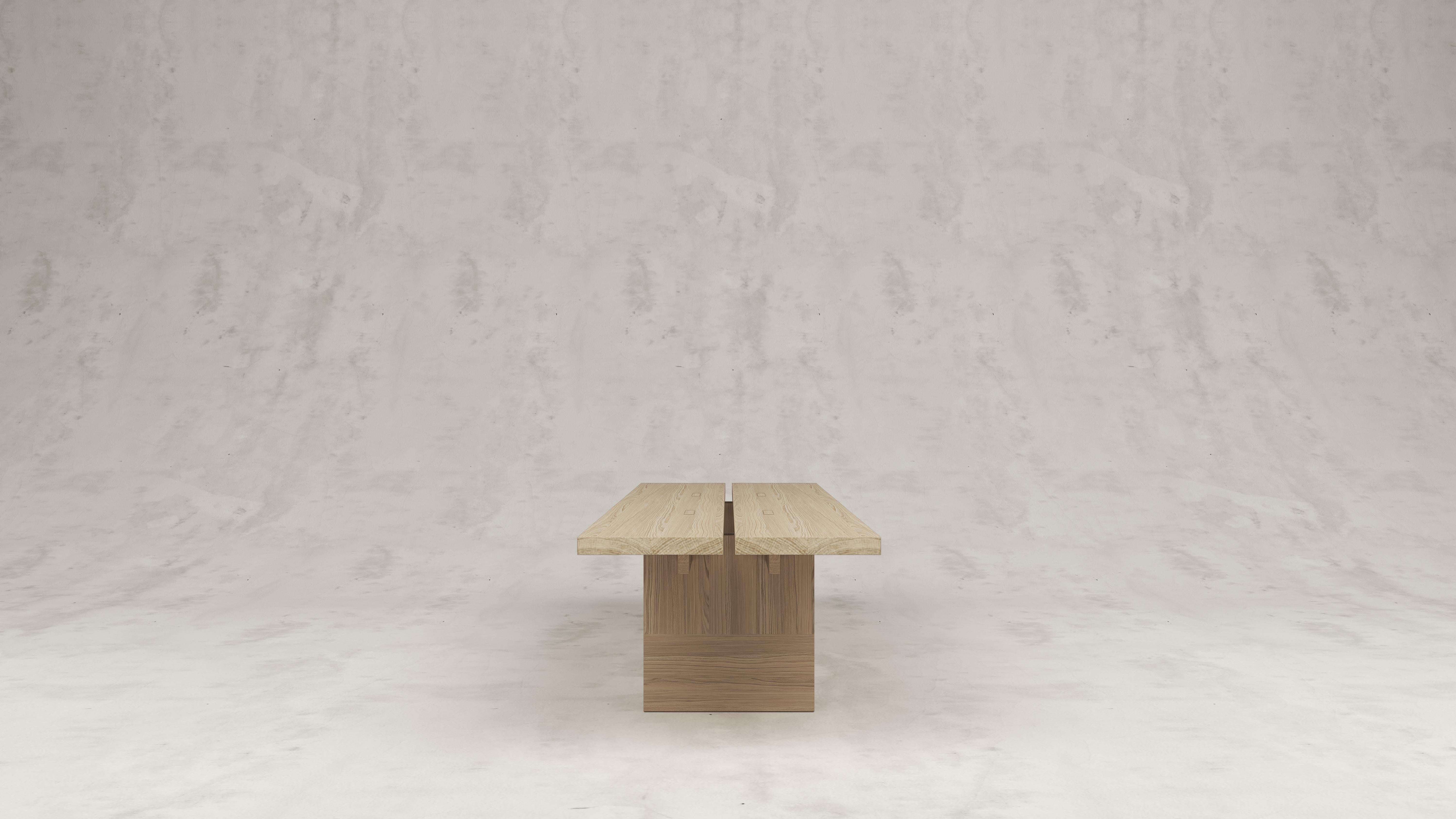Rift Wood Grain Dining Table by Andy Kerstens For Sale 1