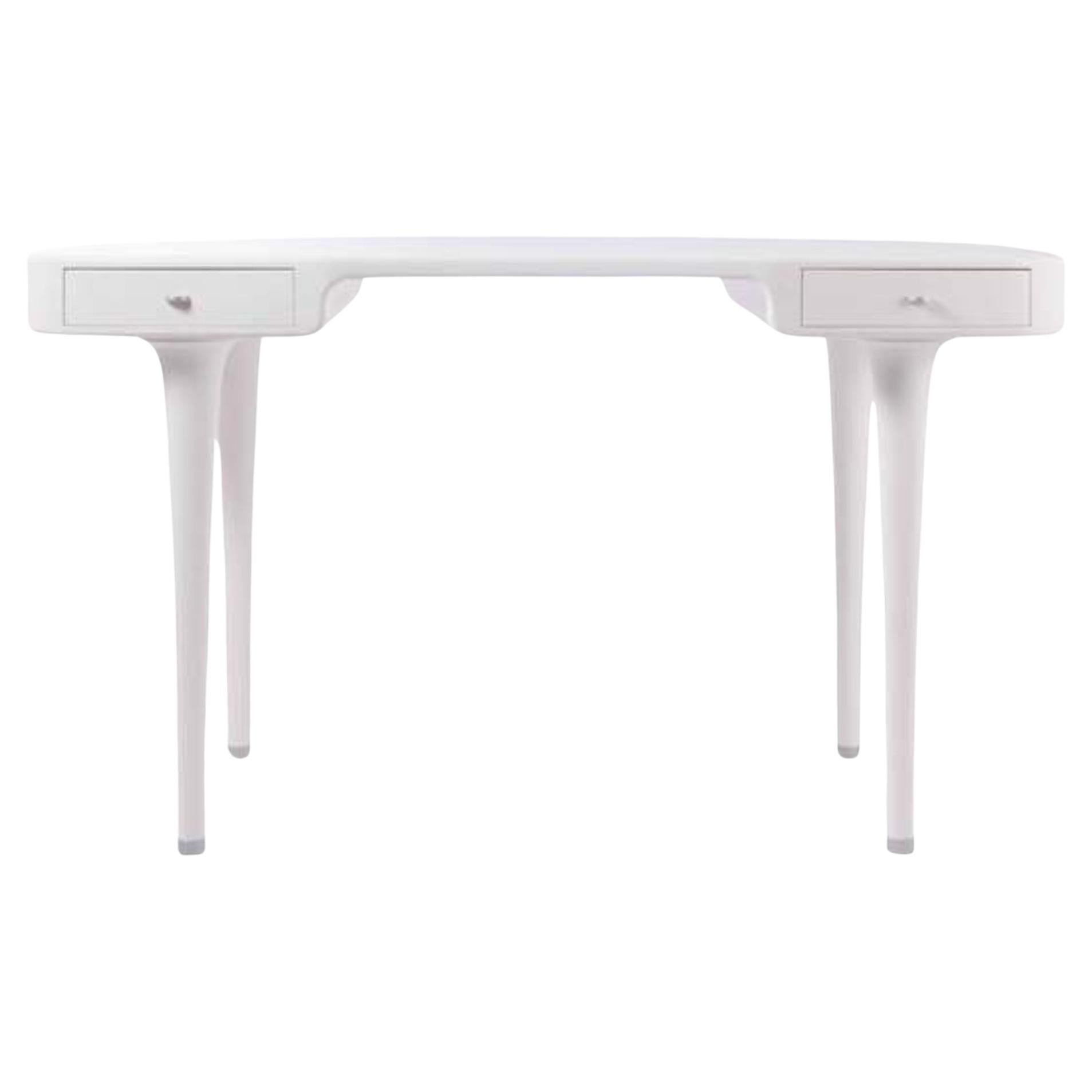 Riga Desk in Ash and White Finish by Marc Newson for Cappellini
