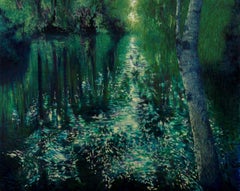 Stagno delle trote -  paesaggio, impressionismo, fauvismo