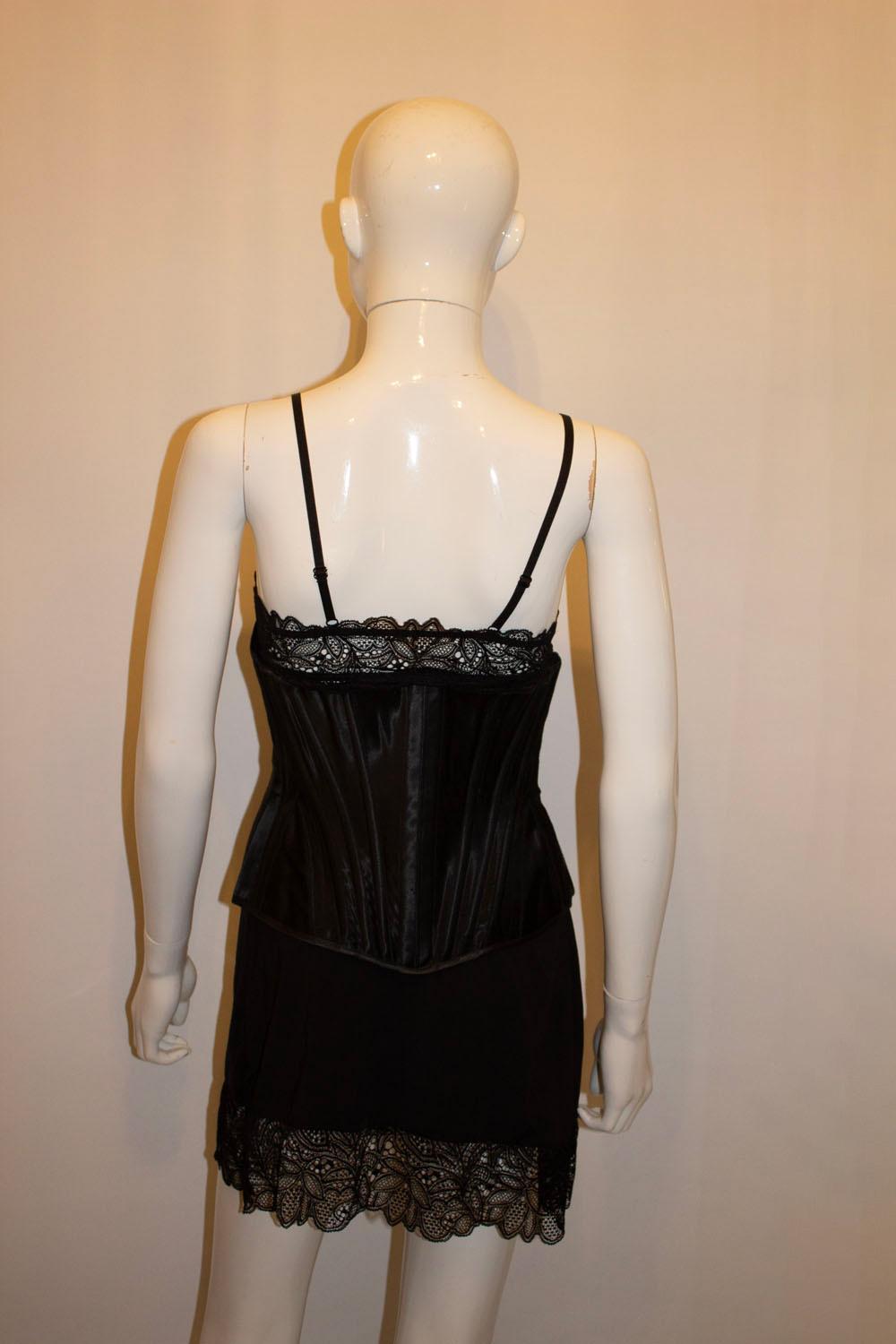 Rigby and Peller Black Corset For Sale 1