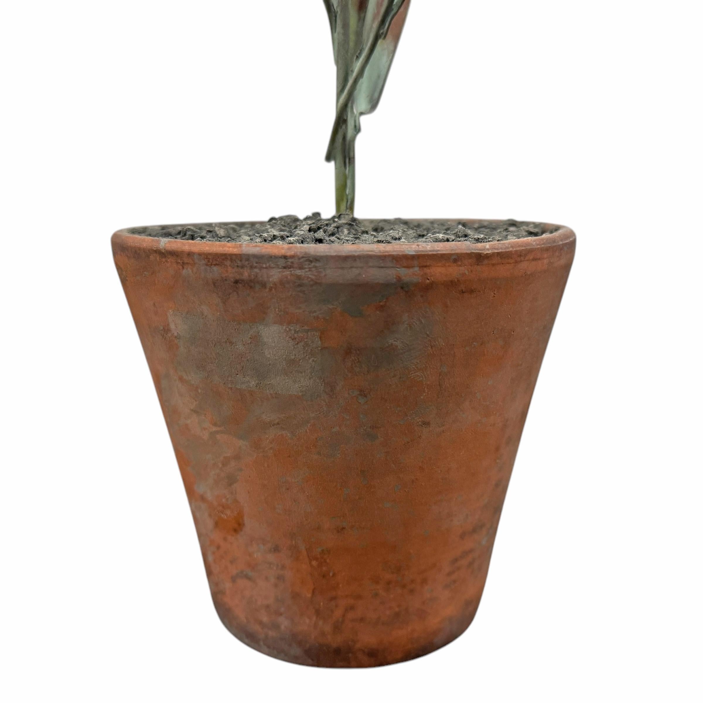 RIGHT  PROPER Designed Tole Olive Topiary For Sale 3