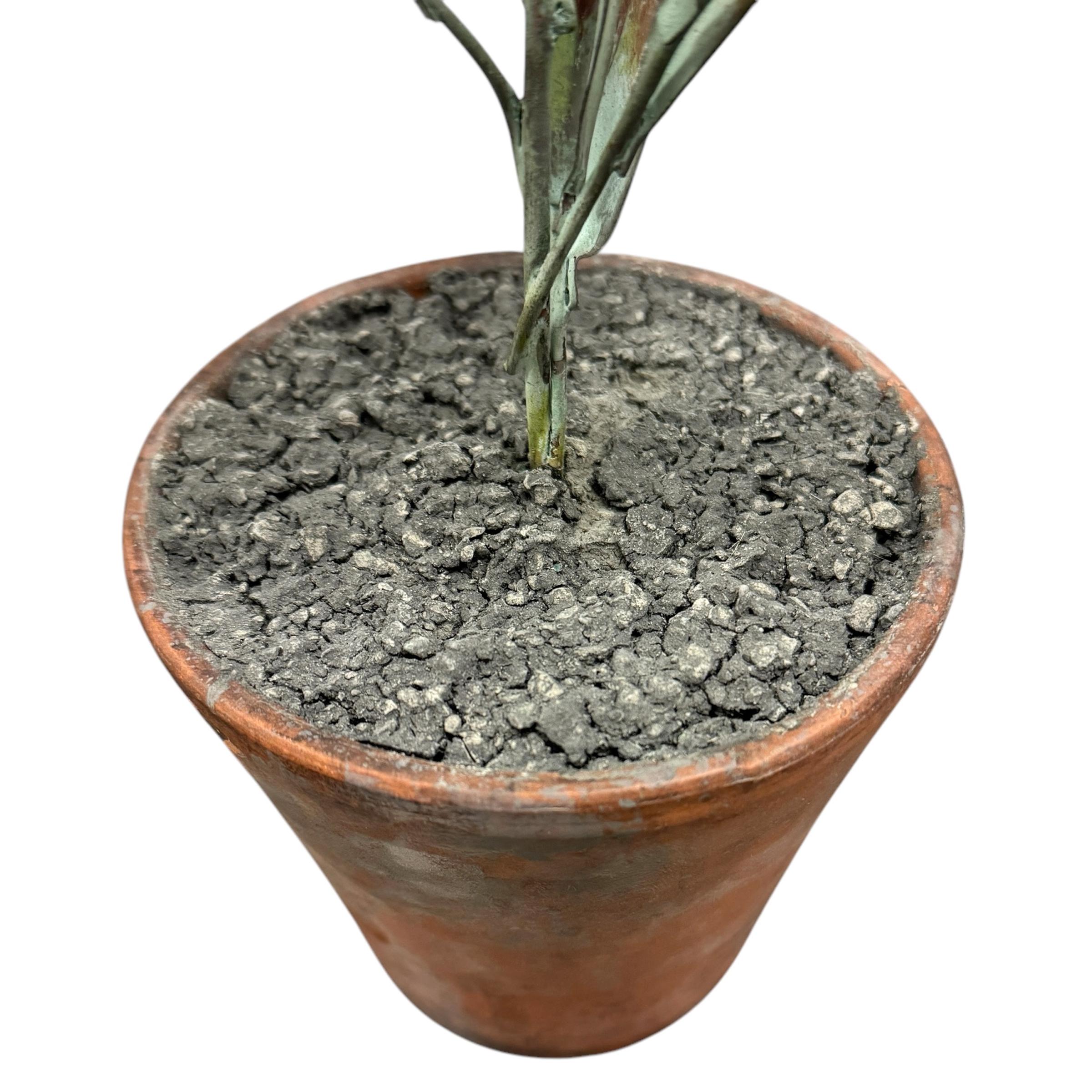 RIGHT  PROPER Designed Tole Olive Topiary For Sale 4