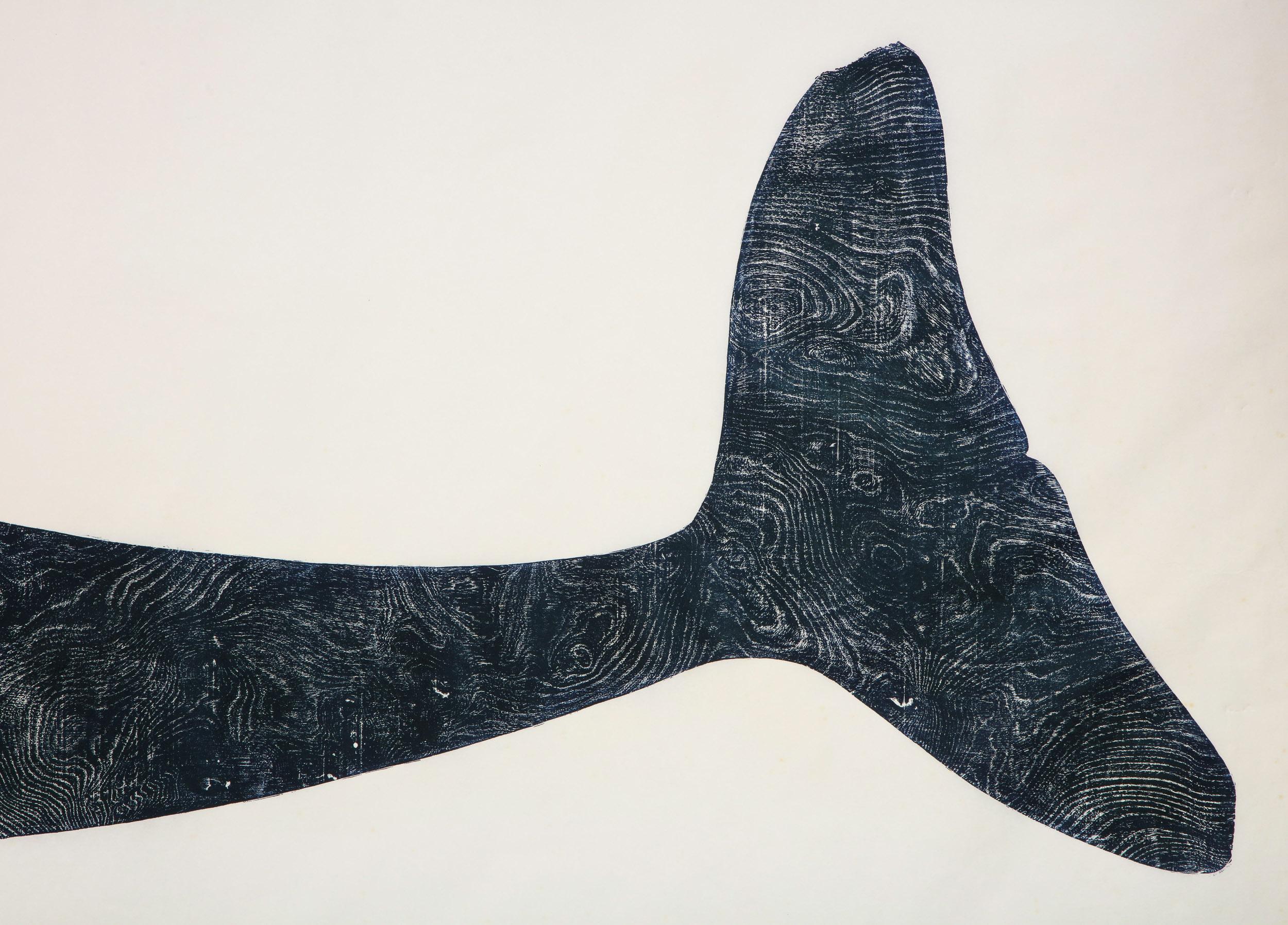 Right Whale „Facing Left“ von Julian Meredith (21. Jahrhundert und zeitgenössisch) im Angebot