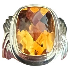 Vintage Rigoberto Citrine Ring Size 9