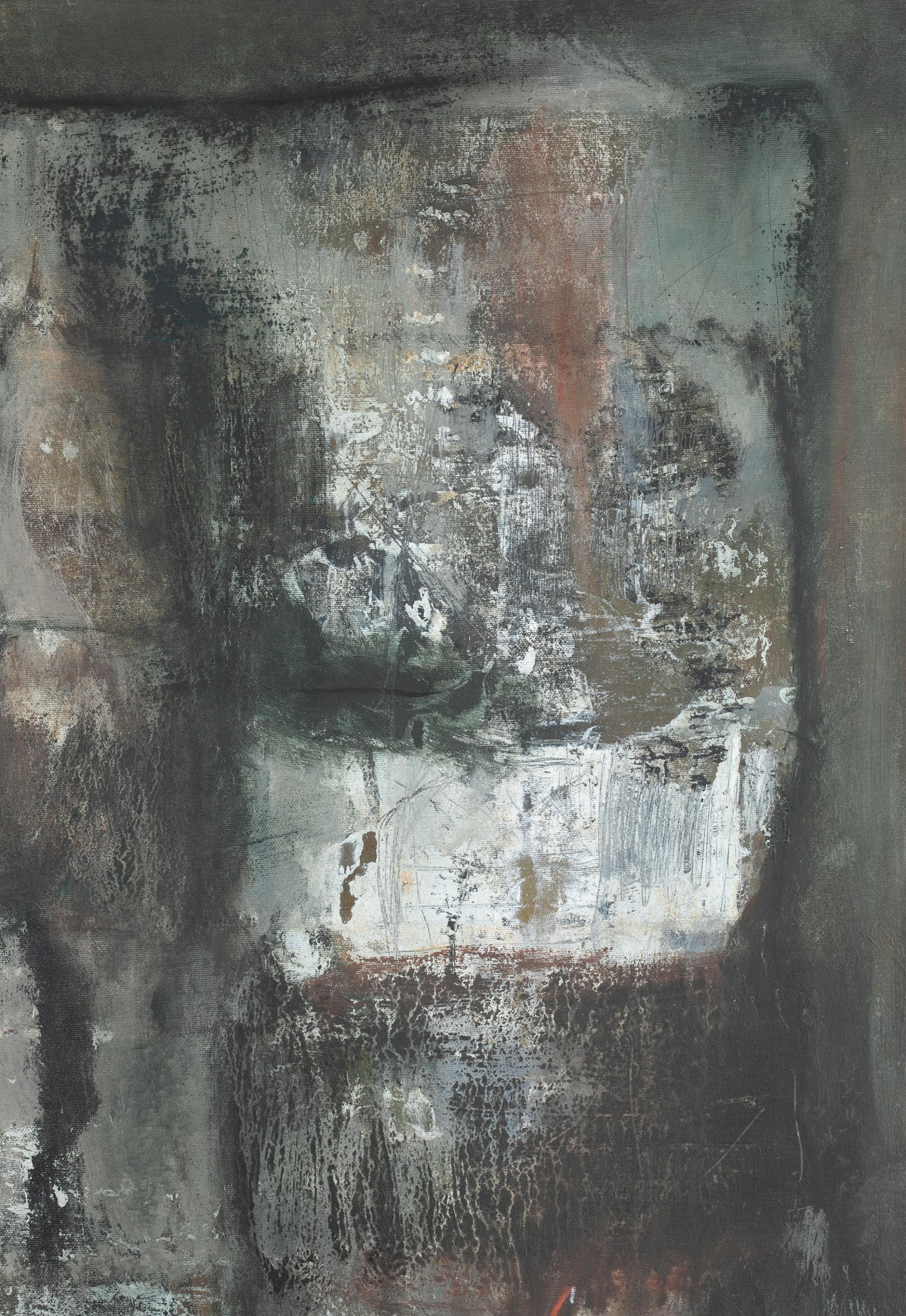 Grande dipinto a olio di Rigoberto Mena, espressionista astratto cubano contemporaneo in vendita 2
