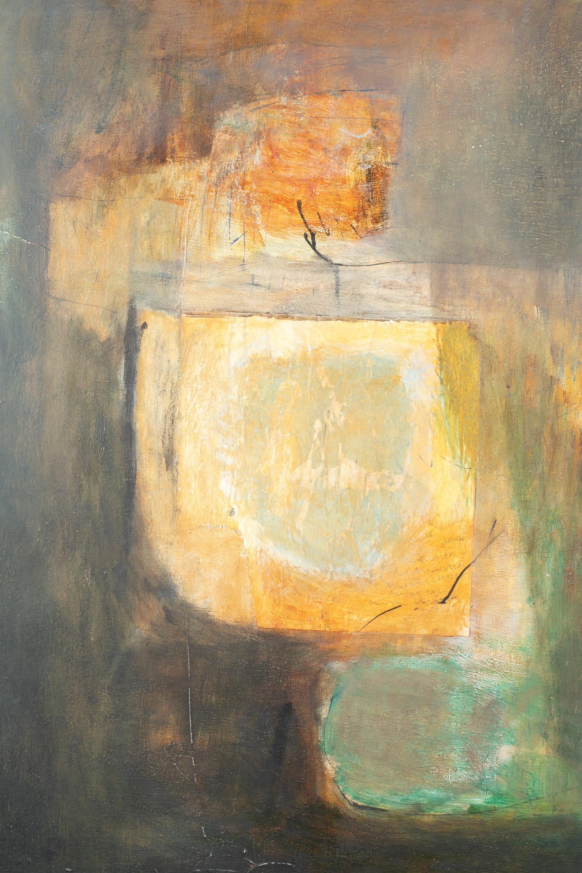 Large Rigoberto Mena Contemporary Cuban Abstract Expressionist Oil Painting For Sale 4