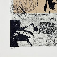 Thursday could be a great day 2010 signé Bon A Tirer collage de gravure originale