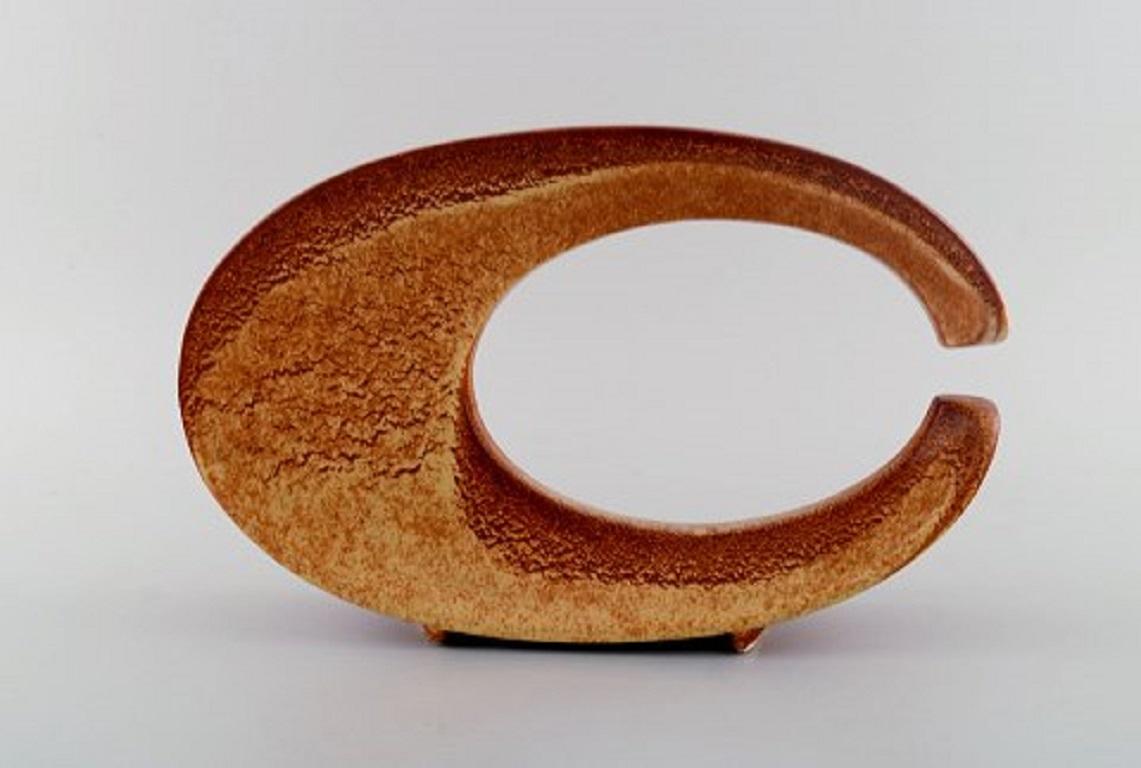 Glazed Rigon, Roberto for Bertoncello Ceramics, Large Vase, Italy, 1960-1970s
