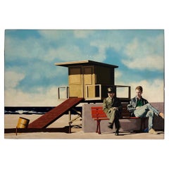 Rigueur et de la décontraction - Huile sur toile 1988