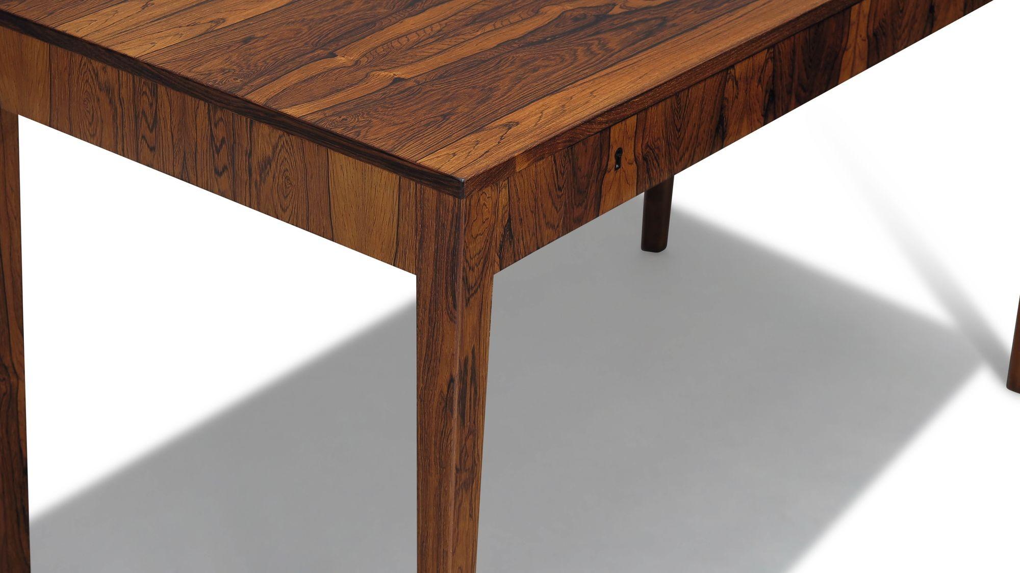 Scandinavian Modern Riis Antonsen Danish Rosewood Writing Desk