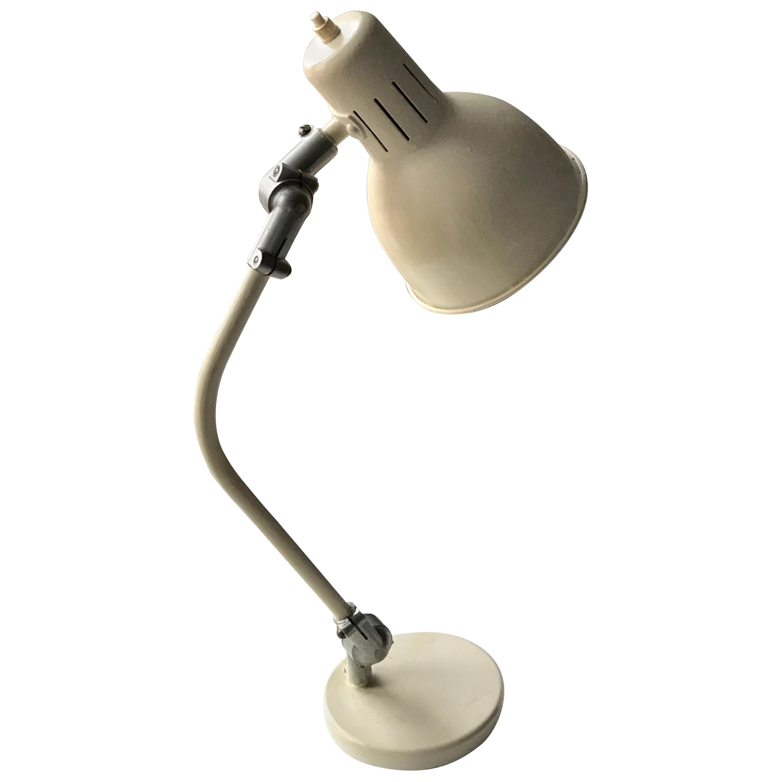 RIJO Industrial Style Belgium Midcentury Desk Lamp For Sale