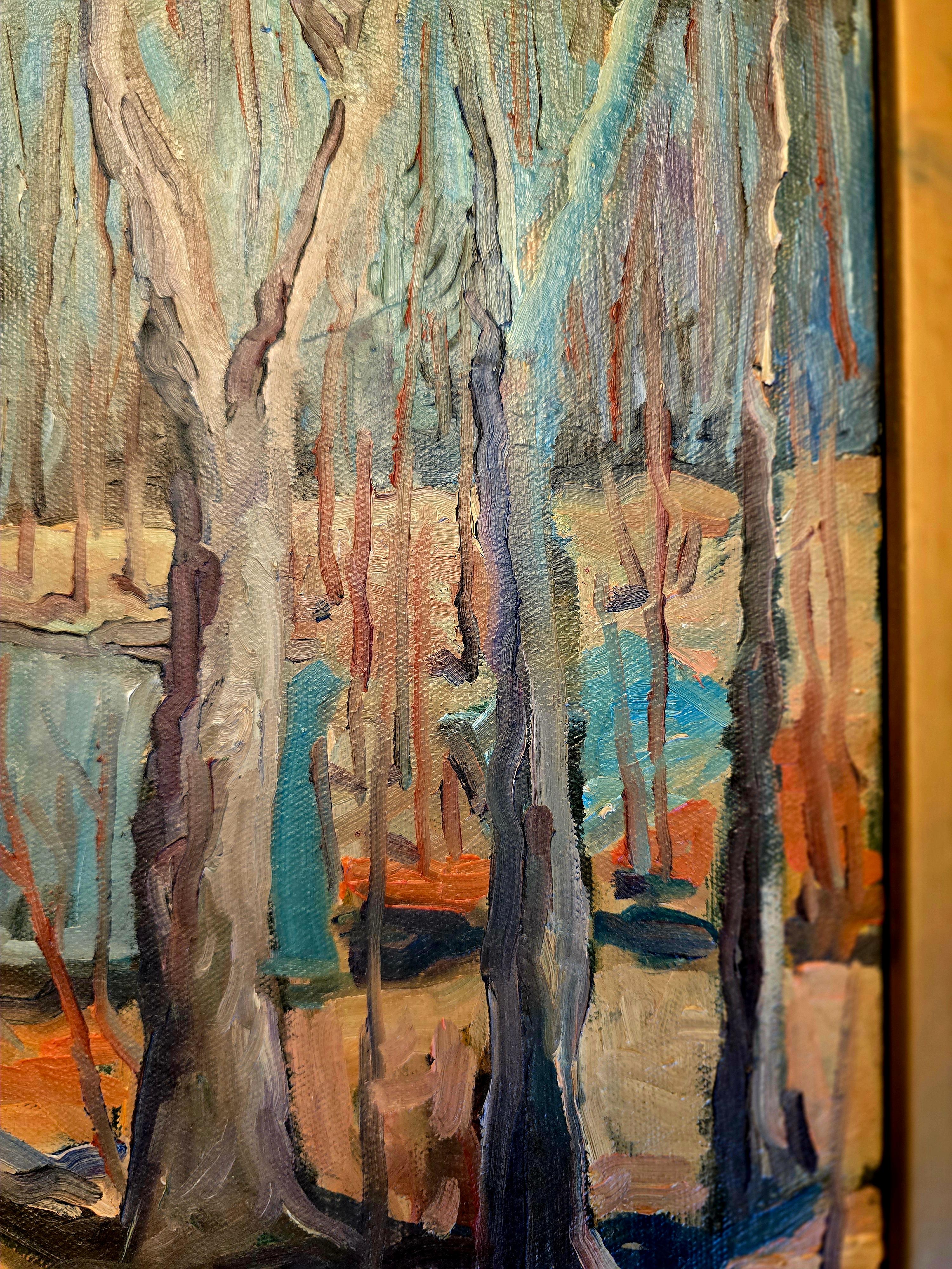 Zuckerhäuschen (Grau), Landscape Painting, von Rik Fitch