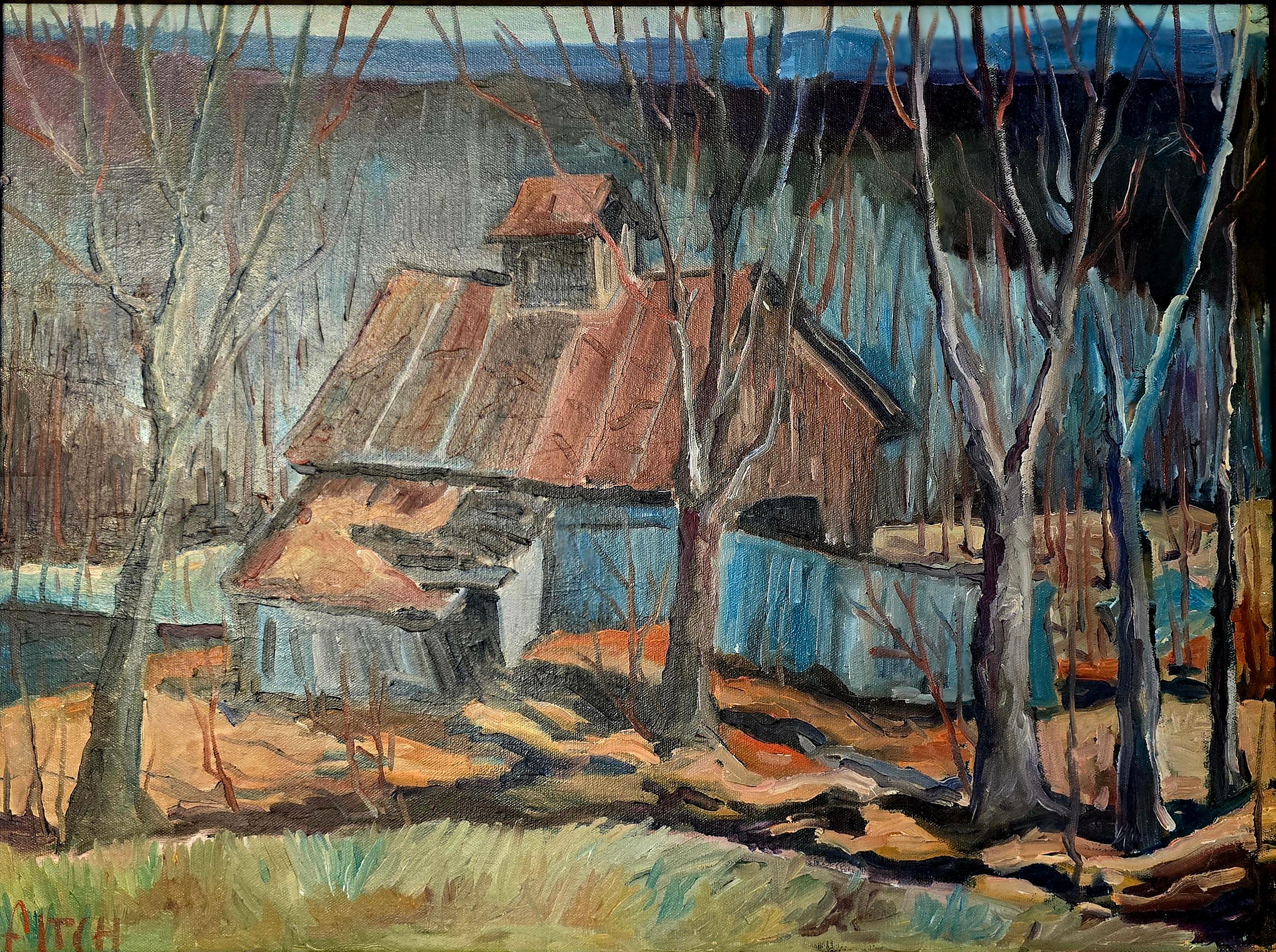 Rik Fitch Landscape Painting – Zuckerhäuschen