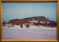 Antique A Winter Landscape by Swedish Artist Rikard Lindström