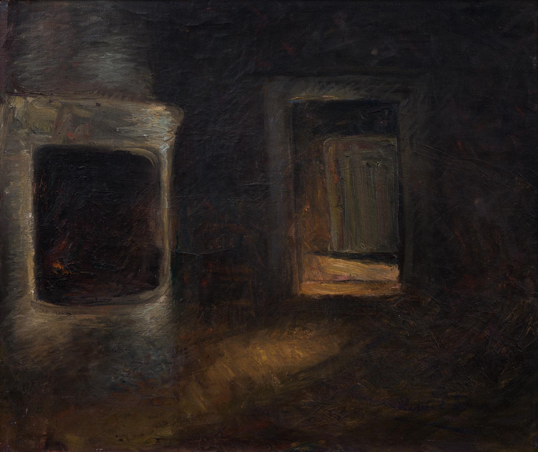 Interni silenziosi alla maniera di Vilhelm Hammershøi - Painting Accademia di Rikard Lindström