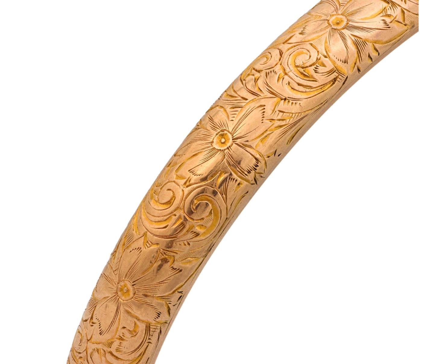 RIKER BROS. Pulsera Art Nouveau 14k en venta 4