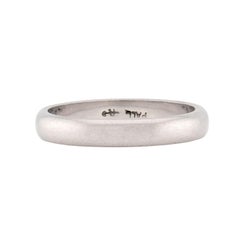RIKER BROTHERS Art Deco Palladium Wedding Band