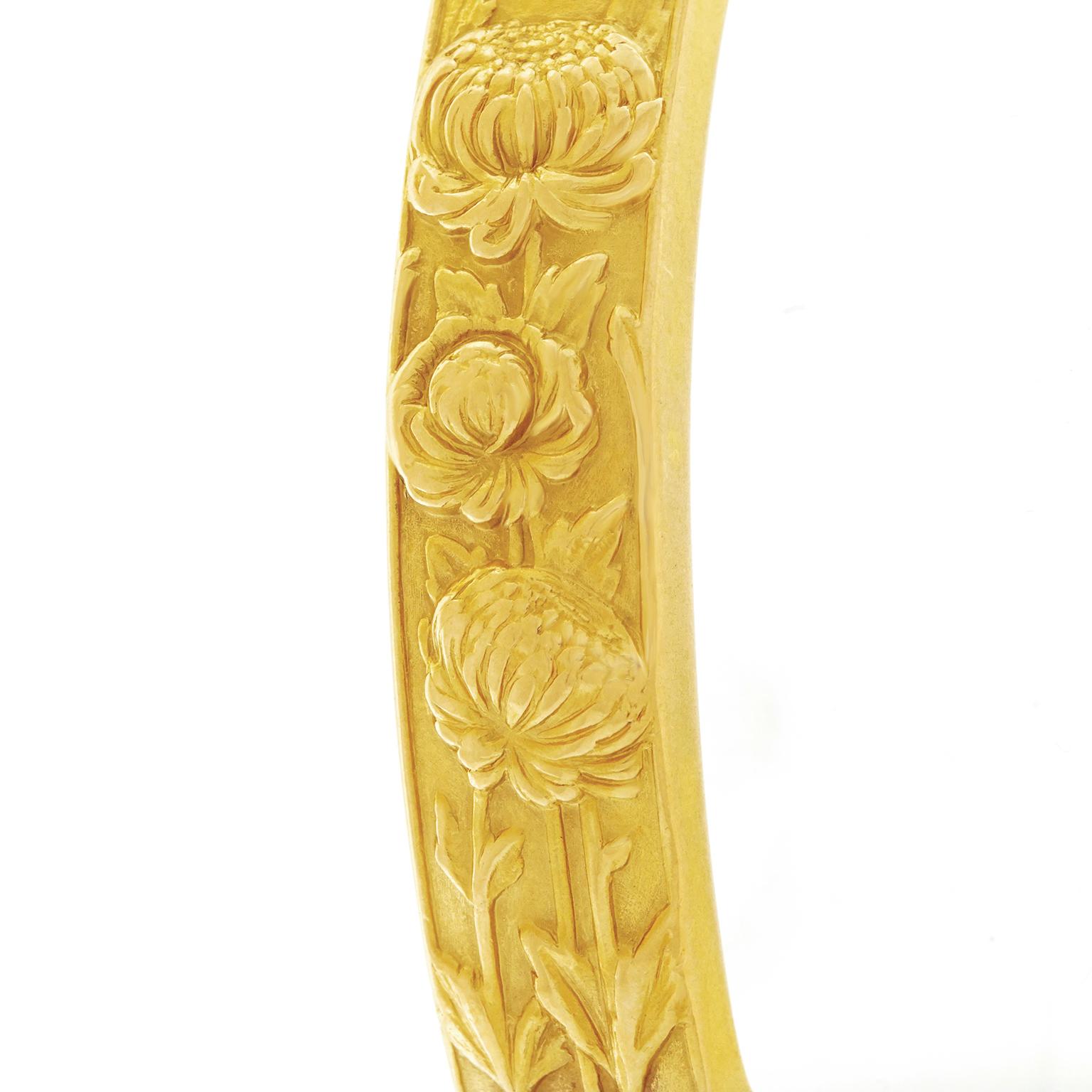 Women's Riker Brothers Art Nouveau Gold Bangle