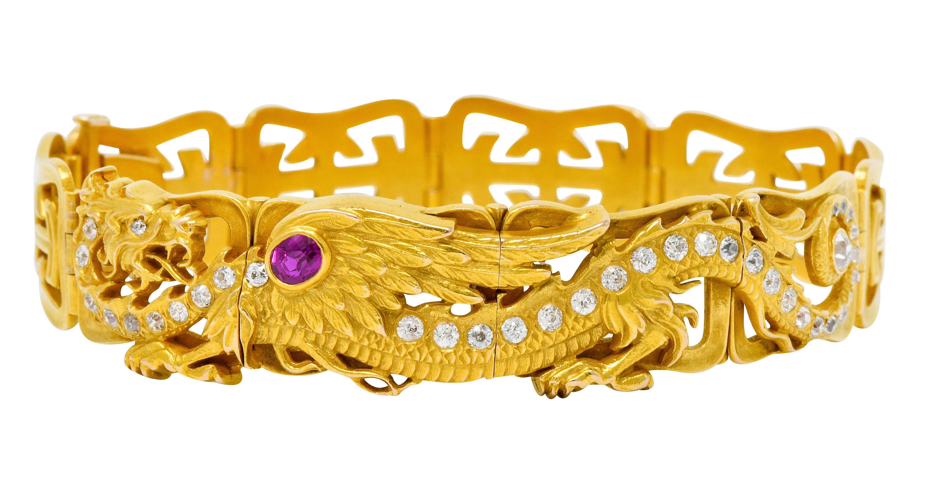 gelang emas dragon