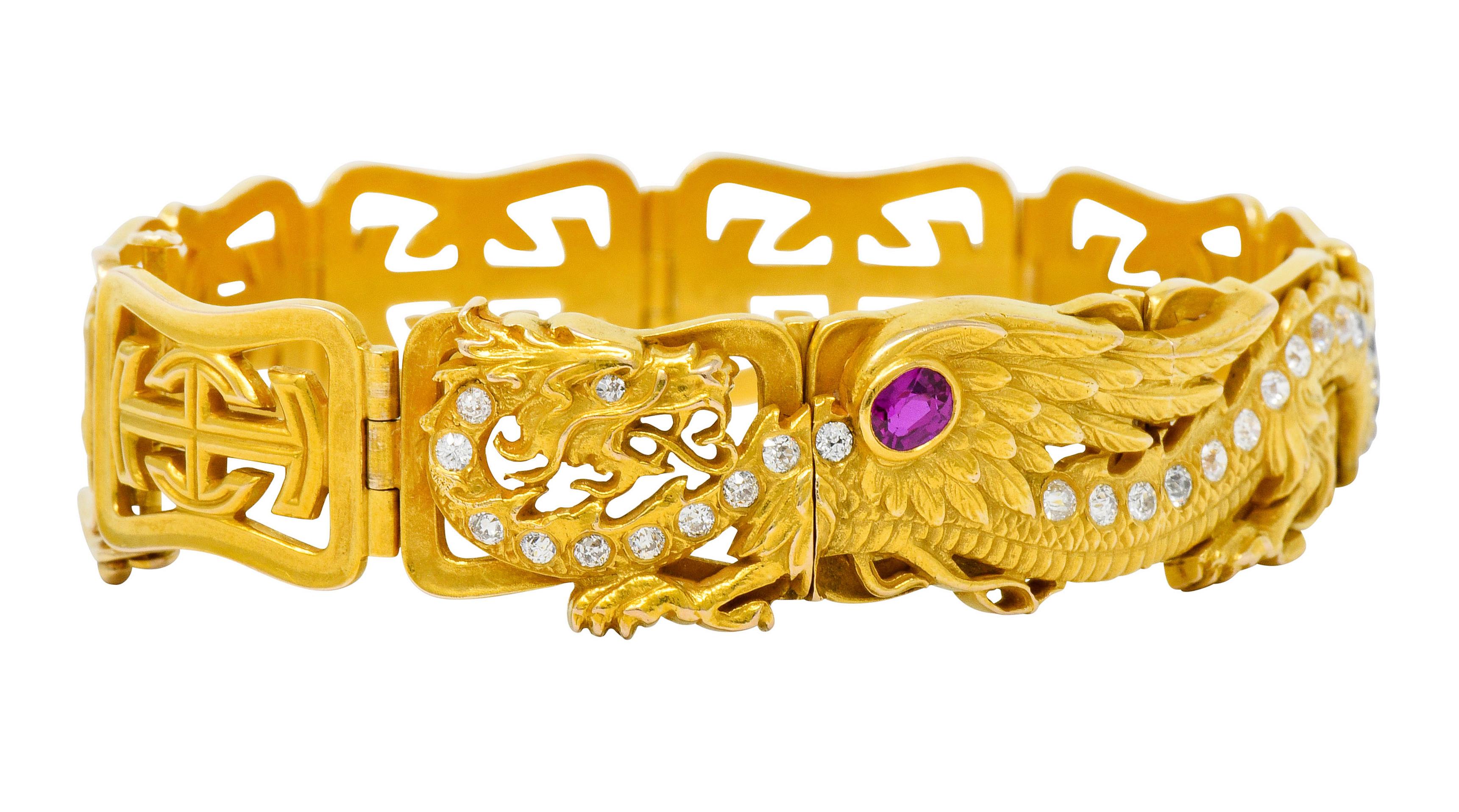 gelang dragon emas