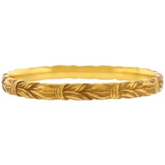 Riker Brothers Yellow Gold Bangle